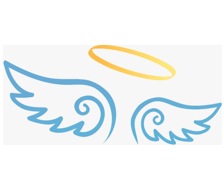 Wings and Halo clipart free image
