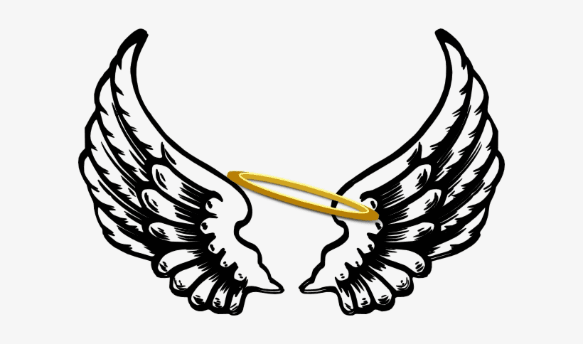 Wings and Halo clipart image