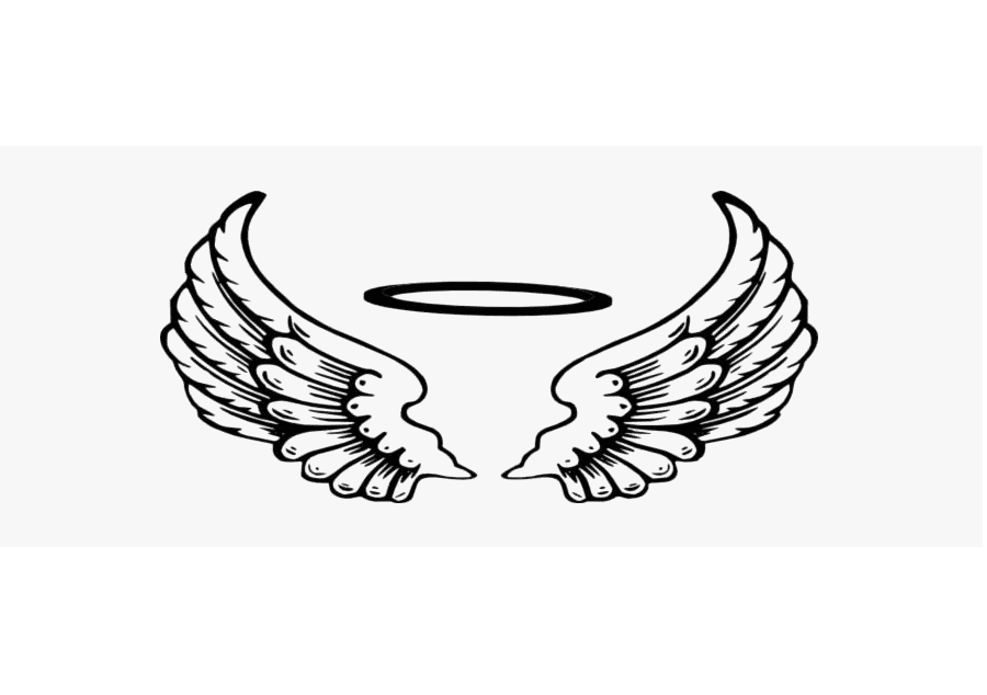 Wings and Halo clipart images