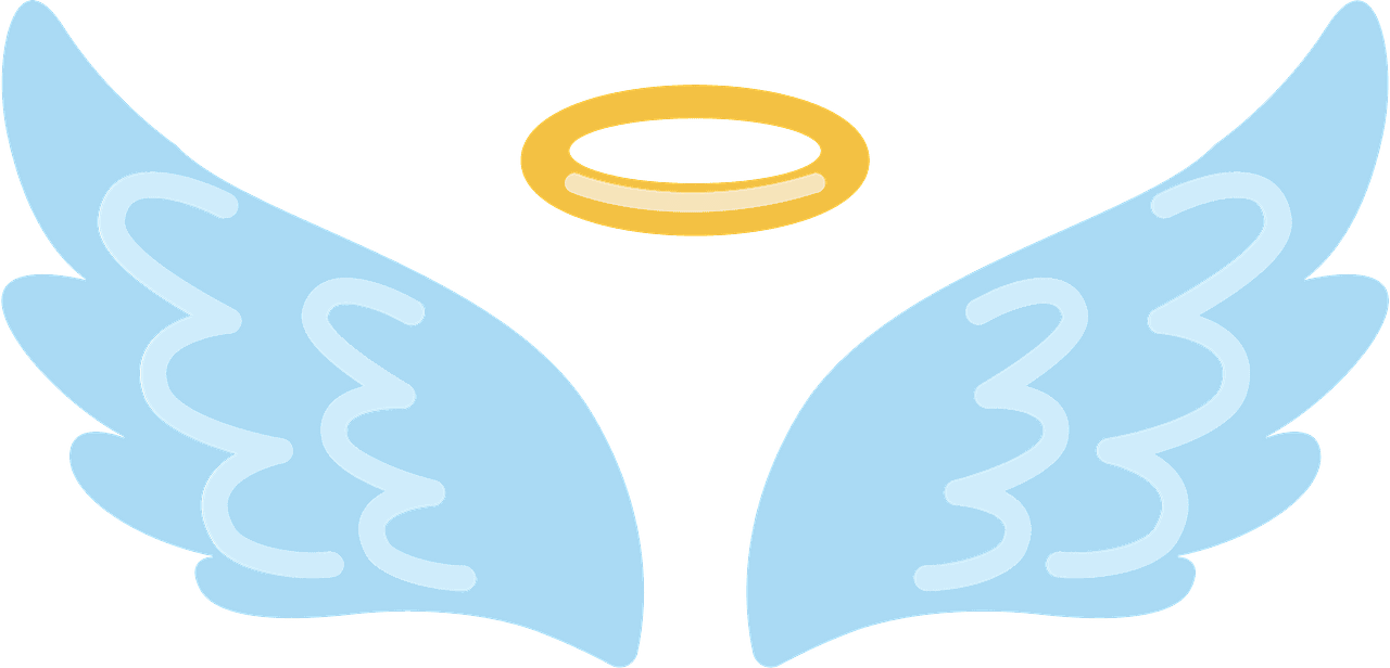 Wings and Halo clipart transparent 1
