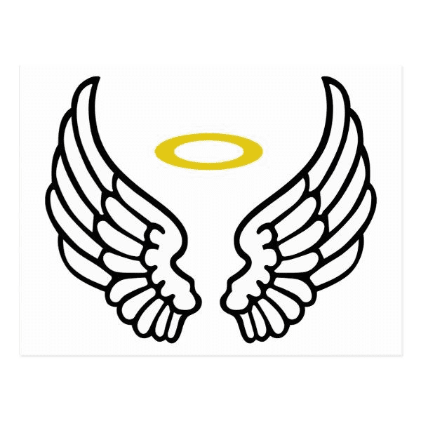 Wings and Halo clipart