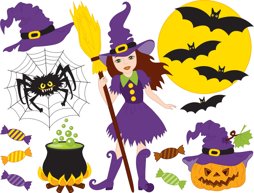 Witch clipart 1