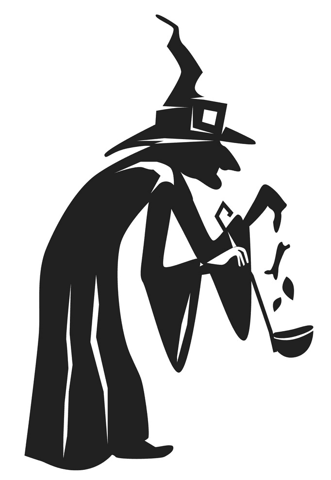 Witch clipart 4