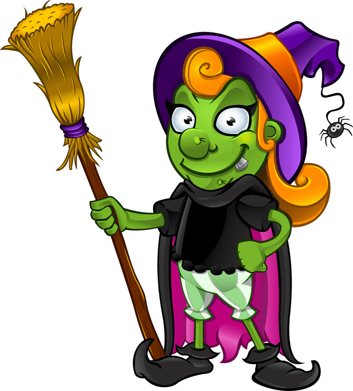 Witch clipart 7
