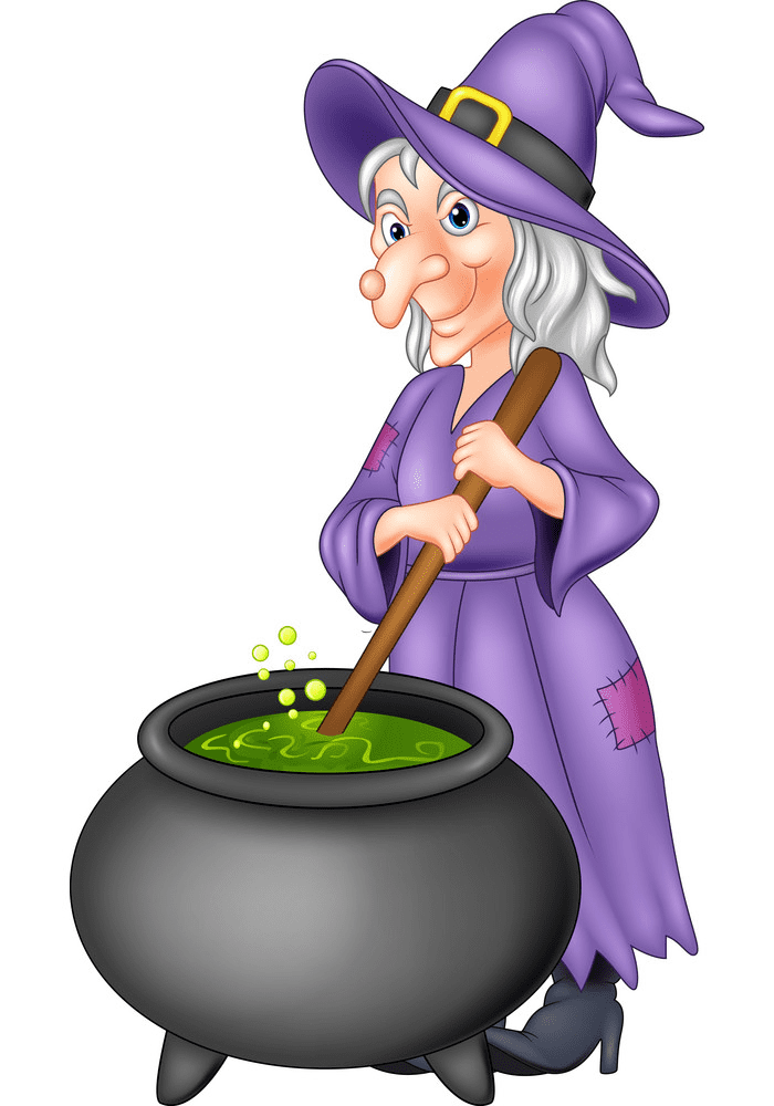 Witch clipart 9