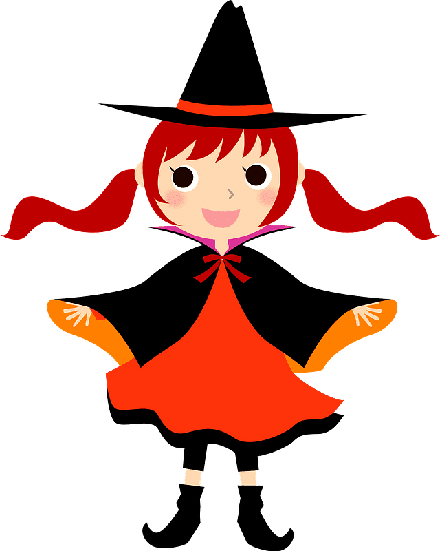 Witch clipart transparent background 5