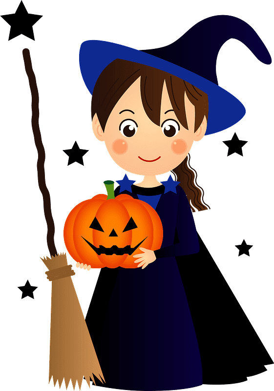 Witch clipart transparent background 6