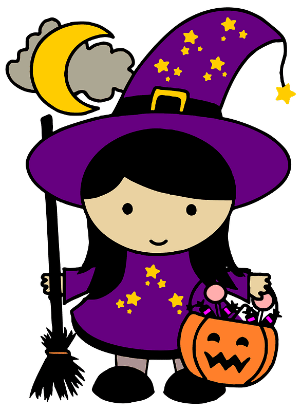 Witch clipart transparent background 9