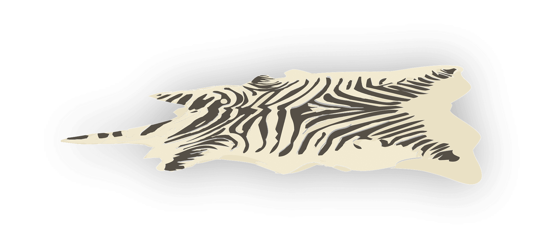 Zebra Rug clipart transparent