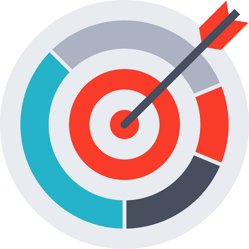 Archery Target clipart for free