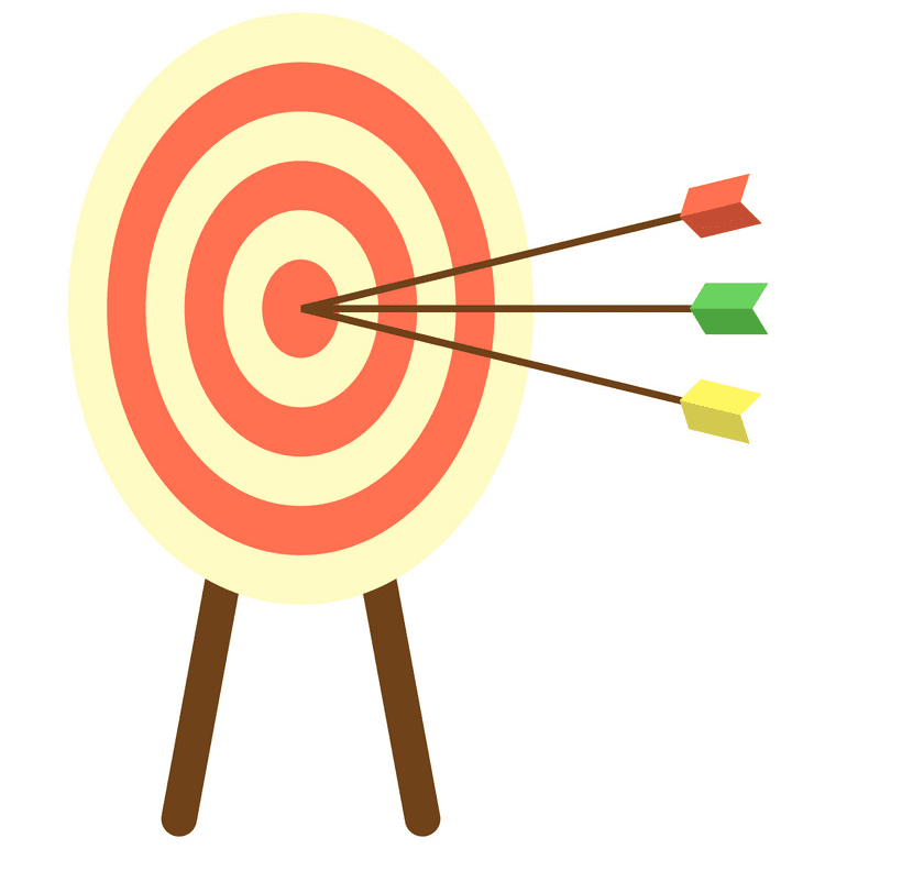 Archery Target clipart free for kid