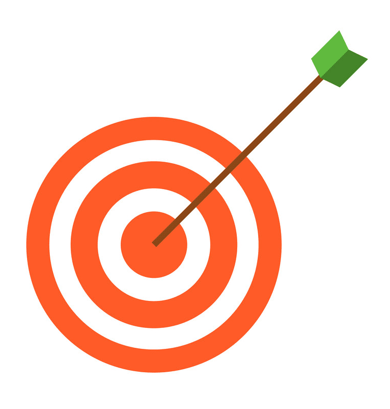Archery Target clipart free for kids