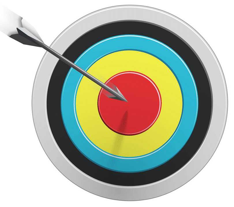 Archery Target clipart free image