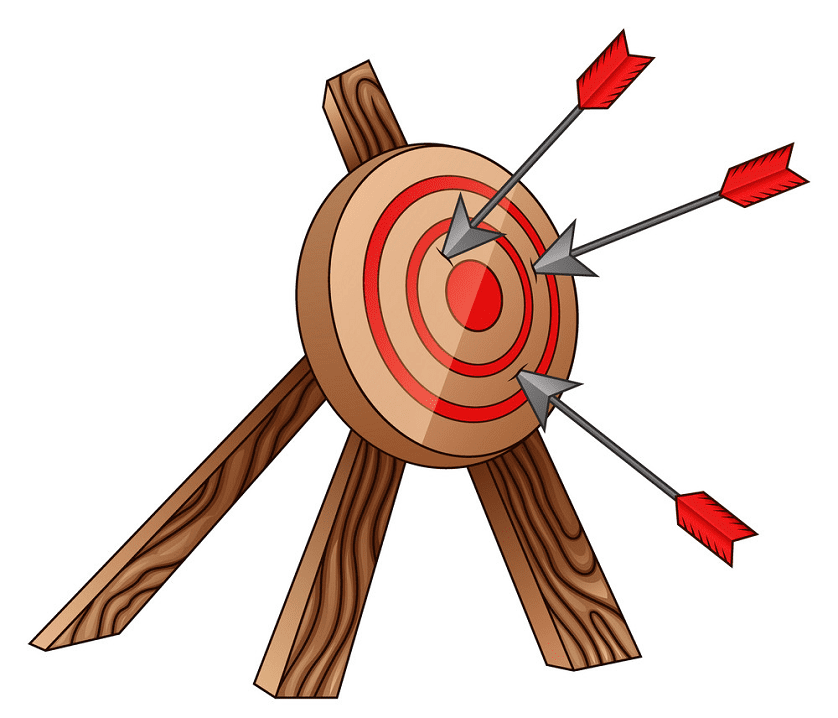 Archery Target clipart free images