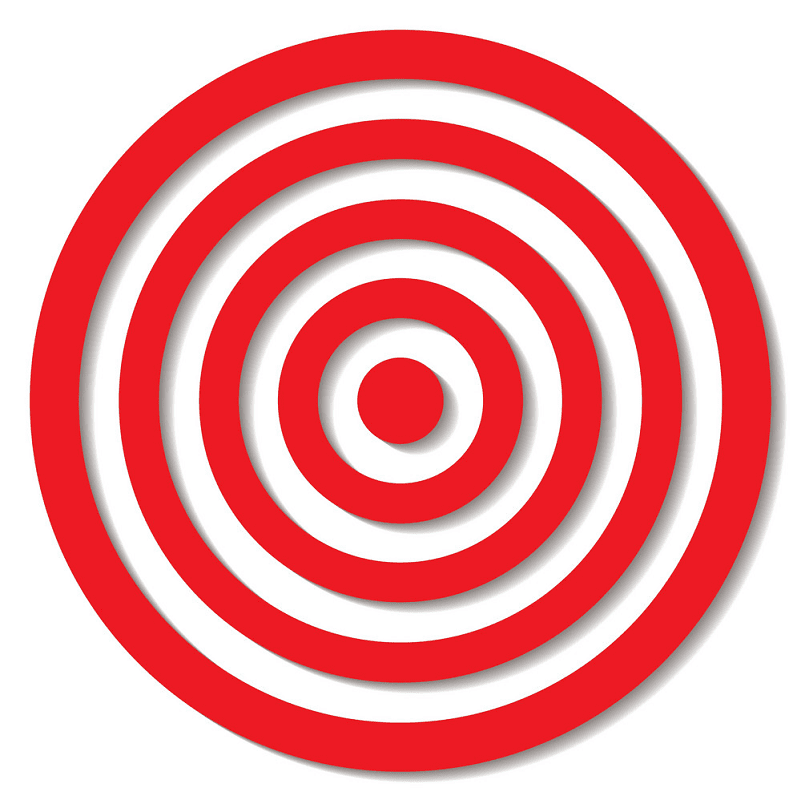 Archery Target clipart image