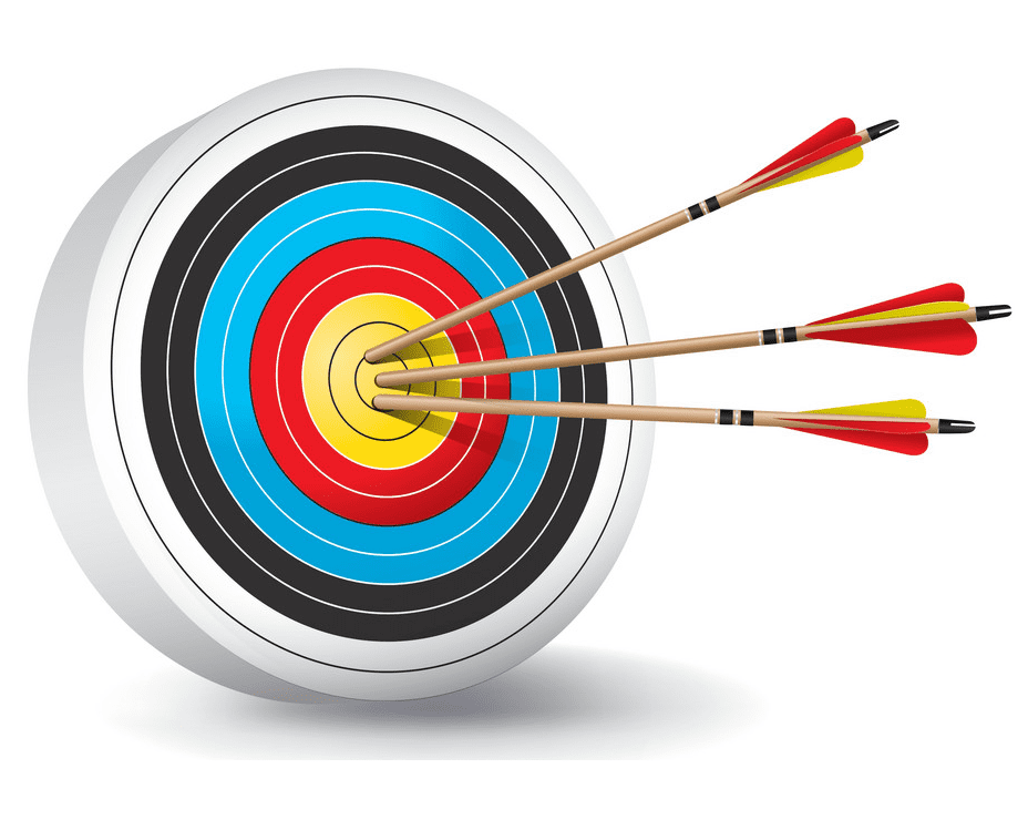 Archery Target clipart png free
