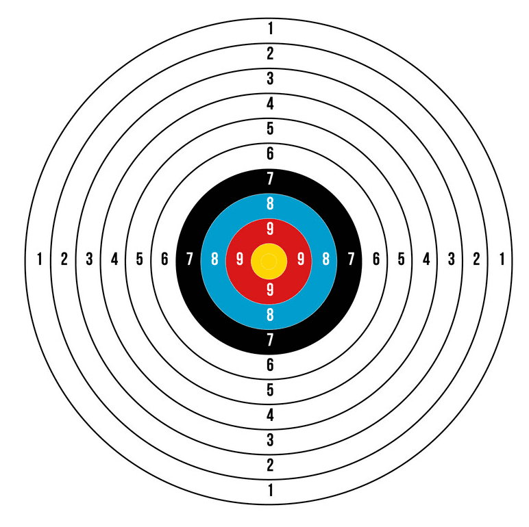 Archery Target clipart png picture