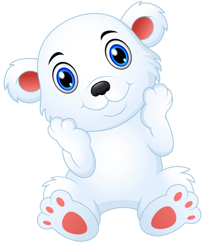 Baby Polar Bear clipart