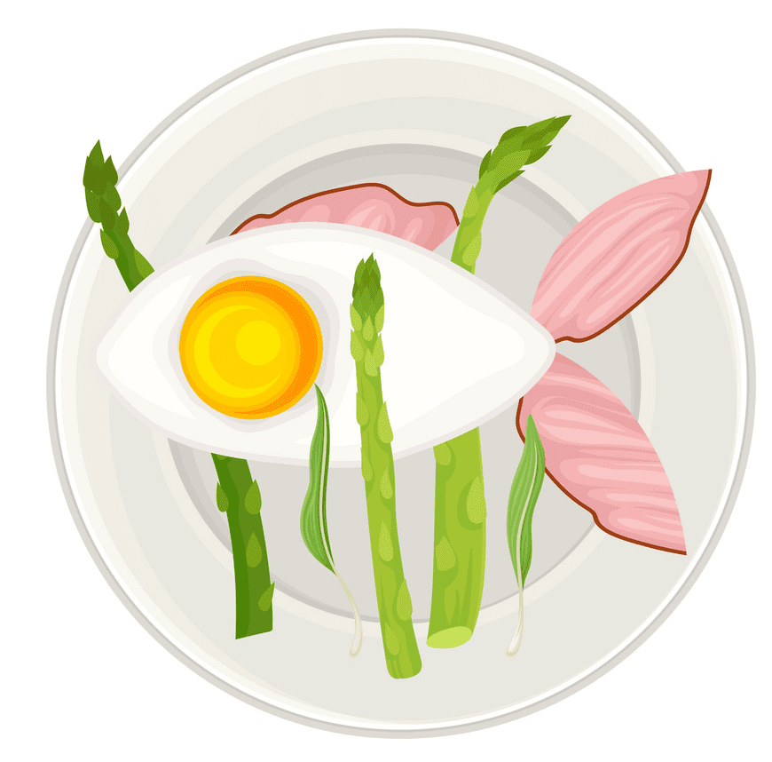 Bacon and Egg clipart for kids
