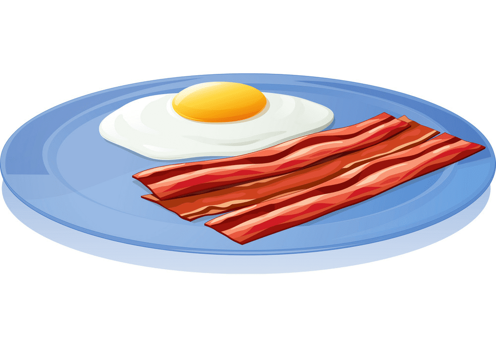 Bacon and Egg clipart image