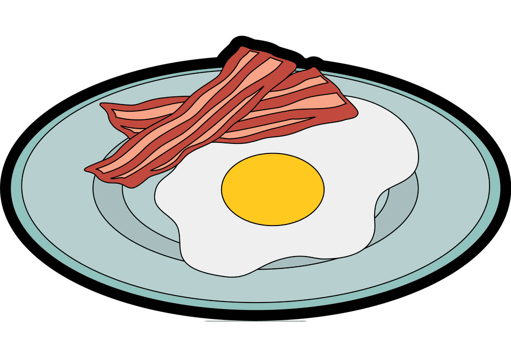 Bacon and Egg clipart images