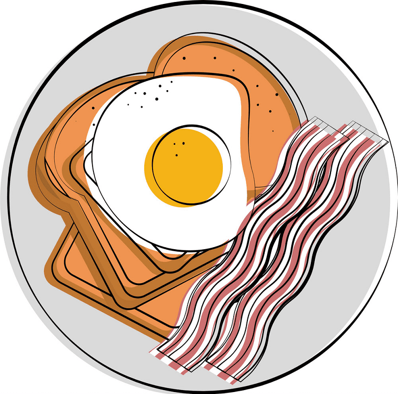 Bacon and Egg clipart picture