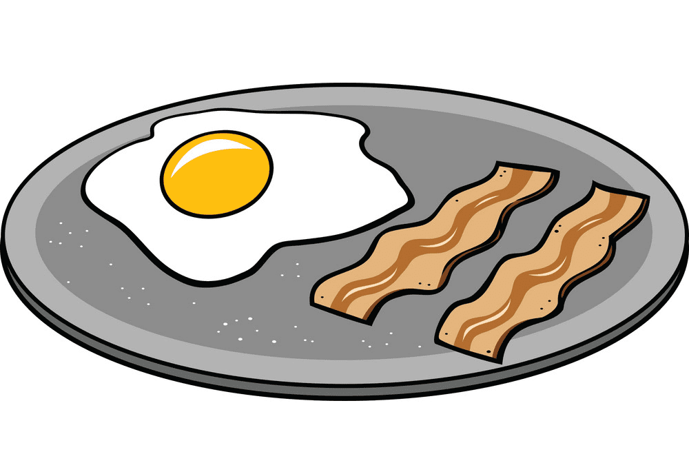 Bacon and Egg clipart png