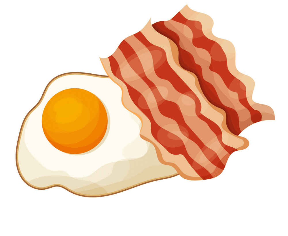 Bacon and Egg clipart