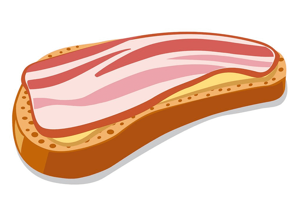 Bacon clipart free for kid
