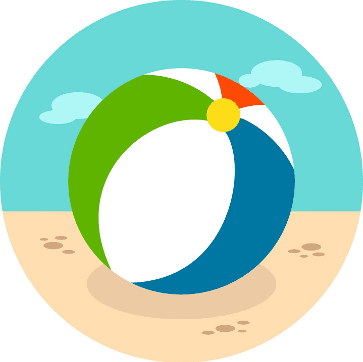 Beach Ball clipart png 7