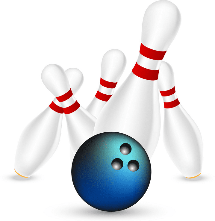 Bowling clipart for free