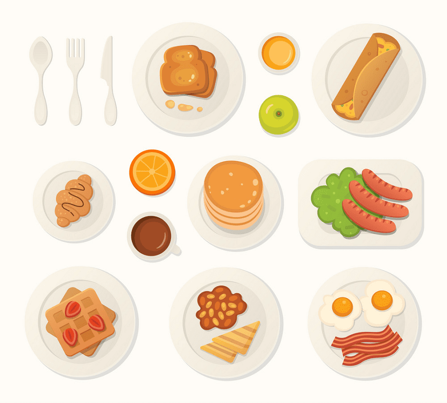 Breakfast clipart 2