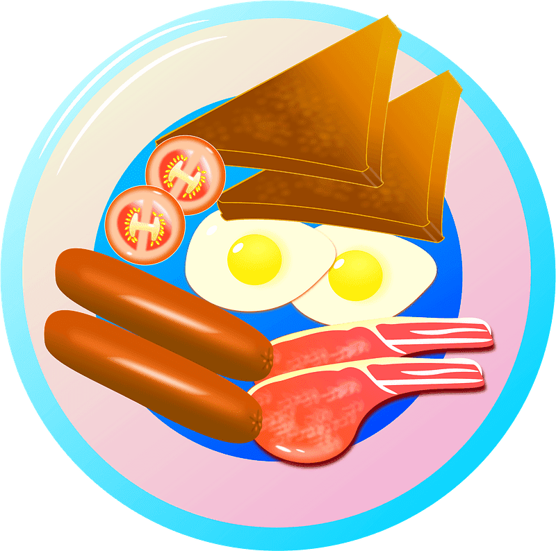 Breakfast clipart transparent 10