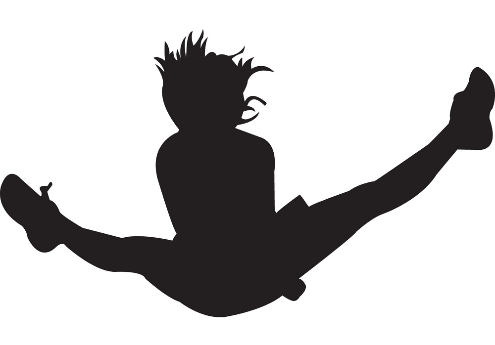 Cheerleader Silhouette clipart png
