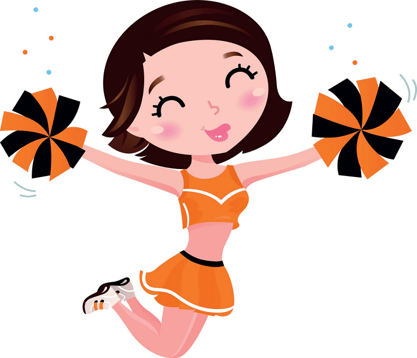 Cheerleader clipart png images