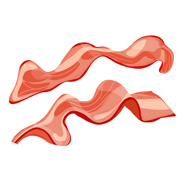 Clipart Bacon free for kid