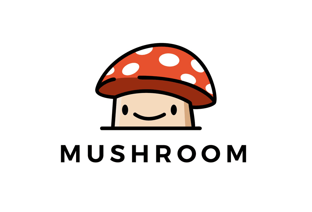 Cute Mushroom clipart png free