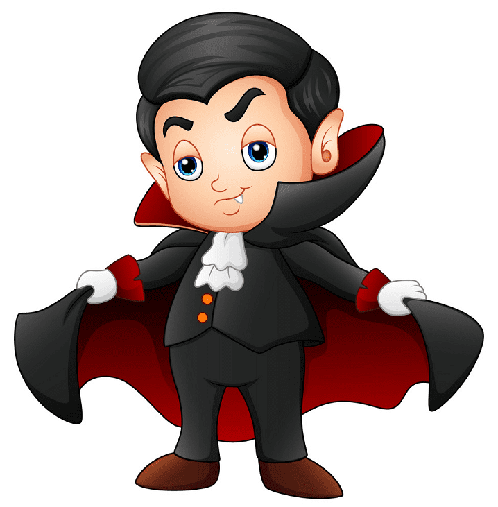 Cute Vampire clipart for free