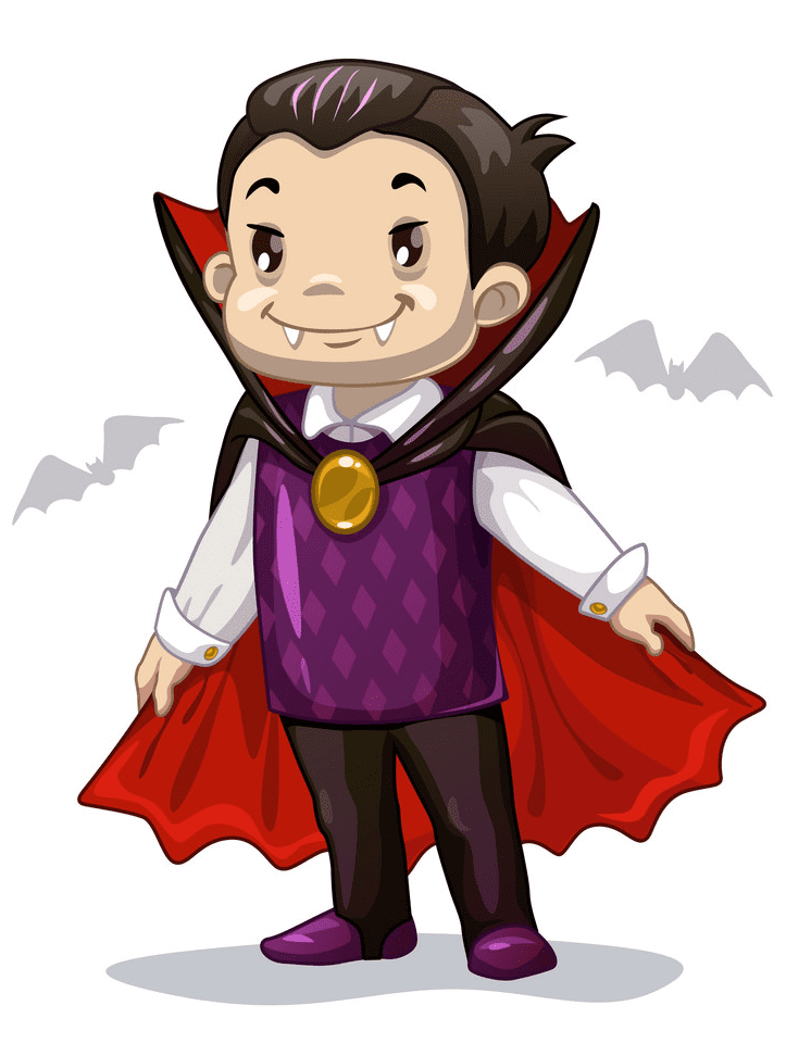 Cute Vampire clipart png download