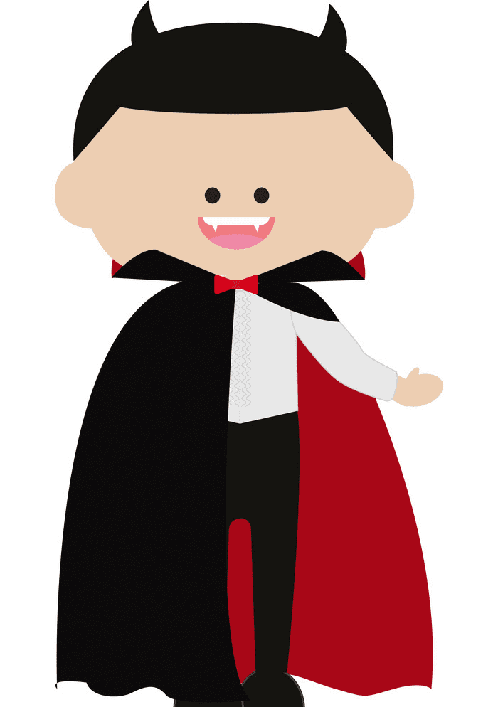 Cute Vampire clipart png free