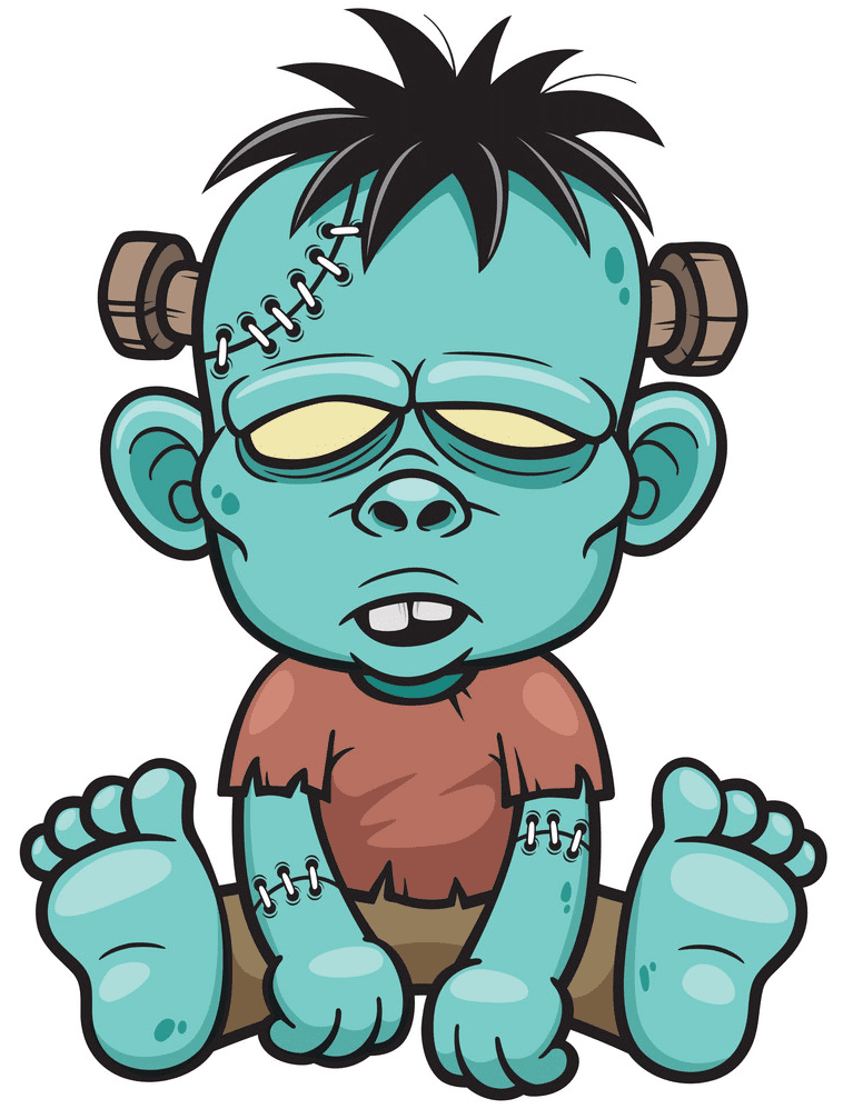 Cute Zombie clipart for free