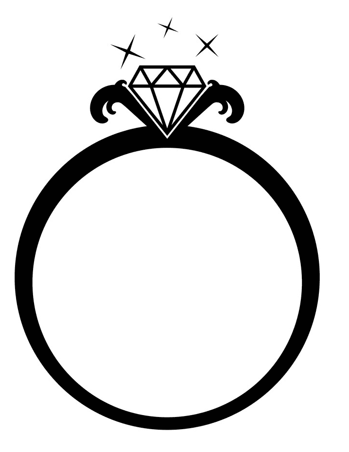 Diamond Ring clipart 4