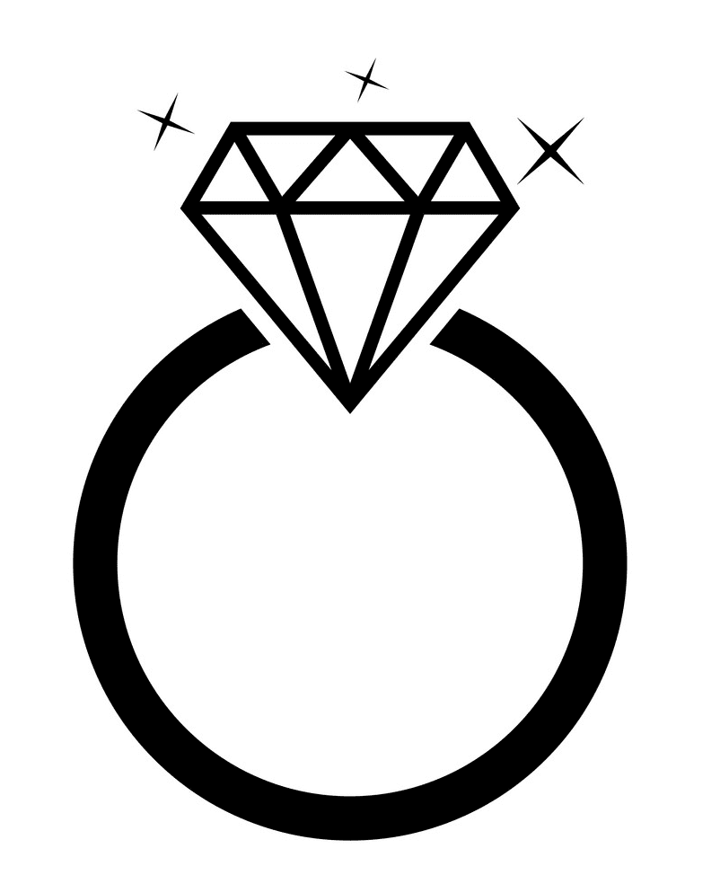 Diamond Ring clipart 5