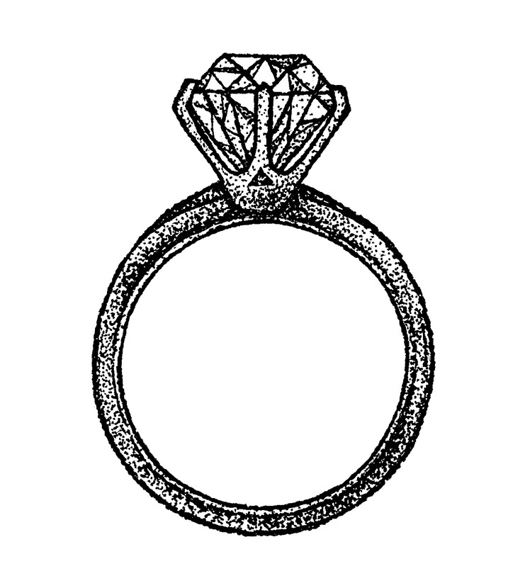 Diamond Ring clipart for free
