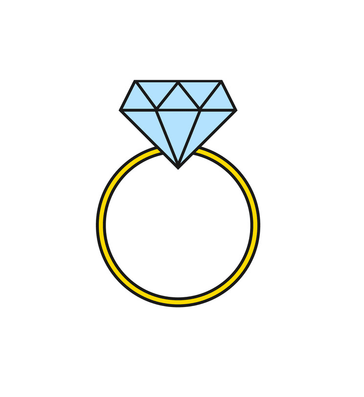 Diamond Ring clipart png free