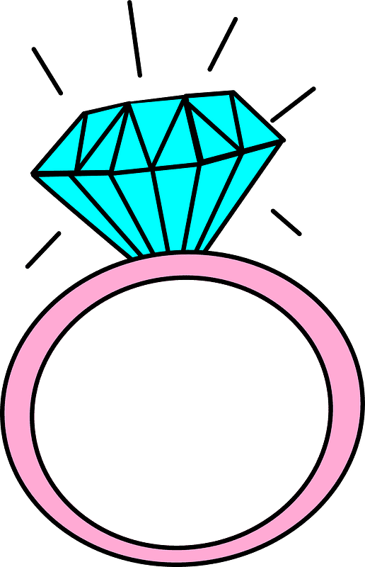 Diamond Ring clipart transparent 1