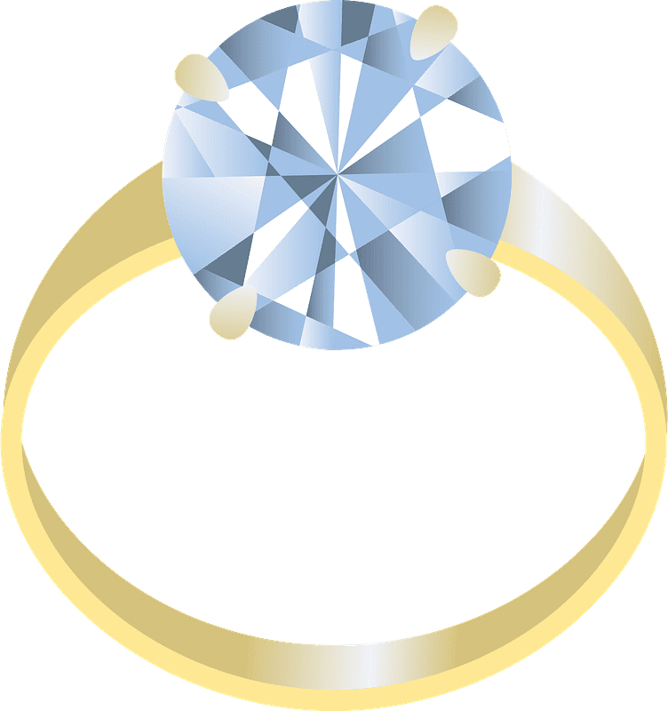 Diamond Ring clipart transparent 2