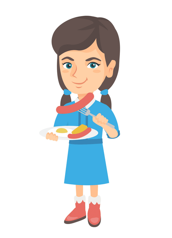 Eating Breakfast clipart 10