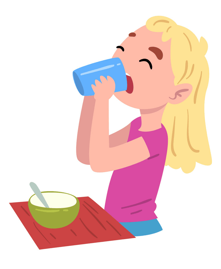 Eating Breakfast clipart 5