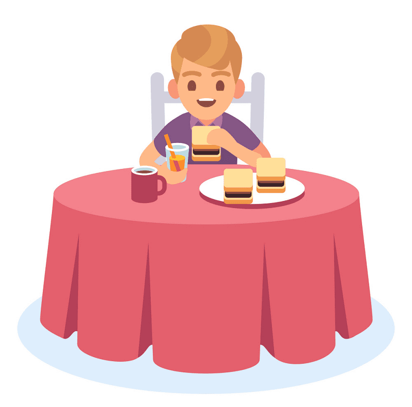 Eating Breakfast clipart 6